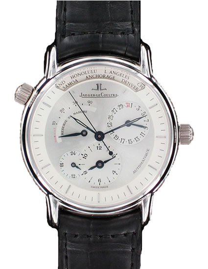 Jaeger-Lecoultre Men`s 169.6.92 Master Geographic Platinum on St