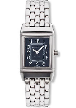 Jaeger-Lecoultre Ladies QA260301 Reverso White Gold Black Dial