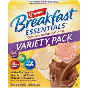 Carnation Breakfast Essentials Powder Drink Mix Classic French Vanilla