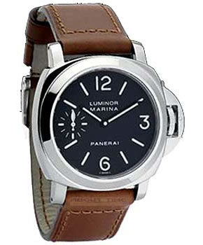 Panerai PAM 00111 Luminor Marina Steel Black Dial