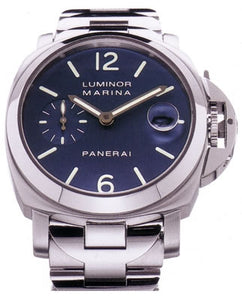 Panerai PAM 00120 Luminor Marina Acier Cad. Blue Bracelet