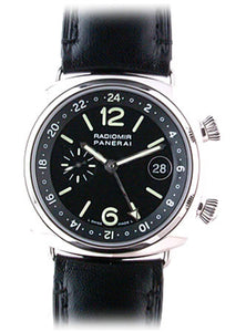 Panerai PAM 00184 Radiomir GMT JLC Steel Watch