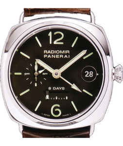 Panerai PAM 00201 Radiomir 8 Days GMT Platinum Watch