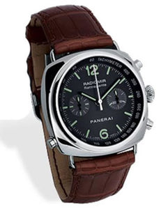 Panerai PAM 00214 Radiomir Chrono Rattrapante Steel Black Dial Watch