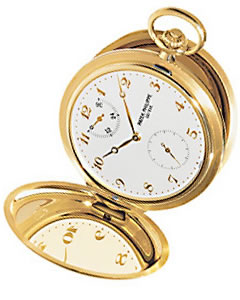 Patek Philippe 983J Hunder Case with Back Pocket Watch