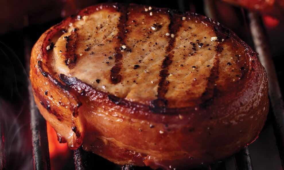 Bacon-Wrapped Pork Chops