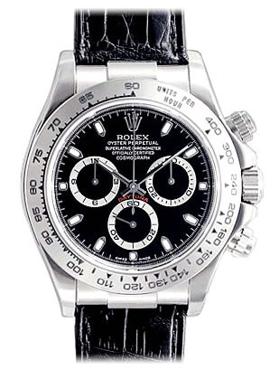 Rolex 116519 Men`s Oyster Perpetual Cosmograph Daytona Black Dial