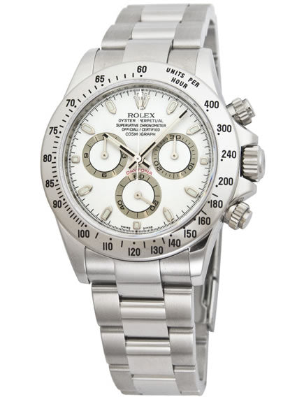 Rolex 116520 Men`s aytona Oyster Perpetual White Dial