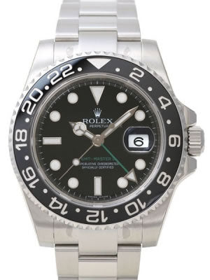 Rolex 116710 LN Men`s GMT Master II Black Dial