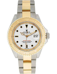 Rolex 16623 Men`s Oyster Perpetual Yachtmaster White Dial