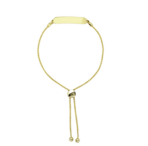 Gatsby Hexagon ID Bolo Bracelet