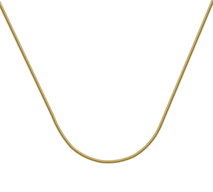 1.0mm Gold Snake Chain