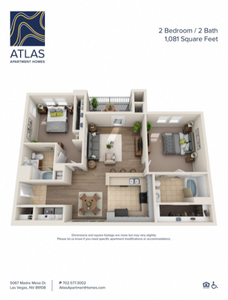 2 Bedroom 2 Bath