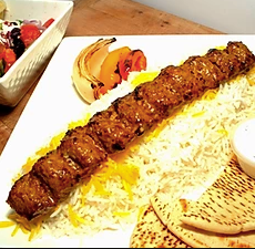 One Skewer of Ground Beef Kabob