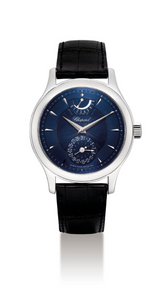 Chopard Men`s 16/1863 L.U.C. Quattro 8 Day Blue Dial Watch