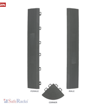 Load image into Gallery viewer, Garage Tiles – Grey Edge Kit – Male
