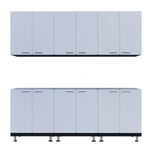 Load image into Gallery viewer, Kit 22: Premium Cabinet System | Three-Wide Work Center (No Countertop)
