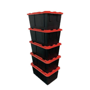 4′ x 8′ Overhead Garage Storage Bundle w/ 5 Bins (Red)