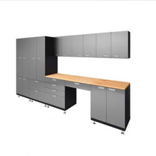 Load image into Gallery viewer, Kit 5: Premium Cabinet System | Double-Wide Storage Desk
