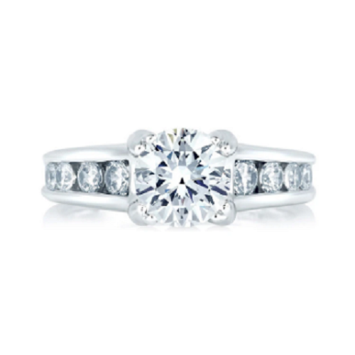 A.JAFFE 18K Rose Gold Emerald Cut Pirouette ME2265Q/14-test12