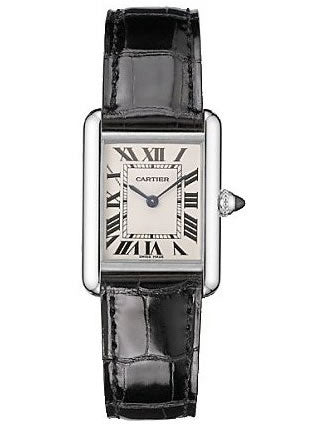 Cartier Ladies W1541056 Tank Louis White Gold Watch