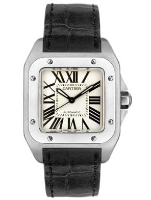 Cartier Ladies Santos 100 Automatic Watch