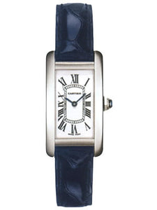 Cartier Ladies W2601956 Tank Americaine 18K White Gold