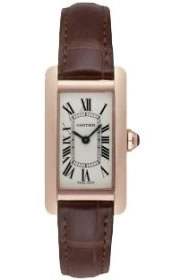 Cartier Ladies W2607456 Tank Americaine 18Kt Rose Gold