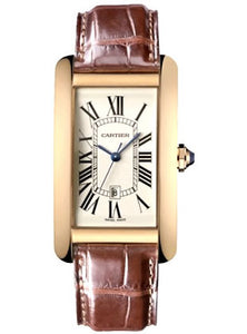 Cartier Ladies W2609156 Tank Americaine 18K Pink Gold Watch