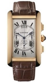 Cartier Men`s W2609356 Tank Americaine 18K Rose Gold Watch