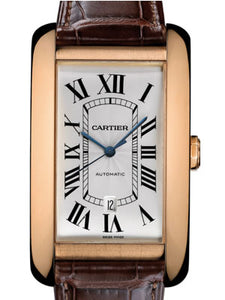 Cartier Men`s W2609856 Tank Americaine 18K Rose Gold Watch