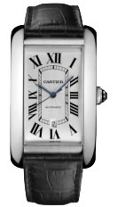 Cartier Men`s W2609956 Tank Americaine 18K White Gold Watch