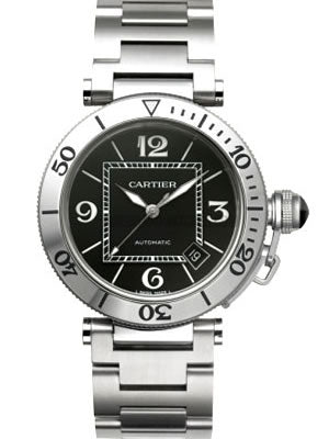 Cartier Men`s W31077M7 Pasha Seatimer Watch