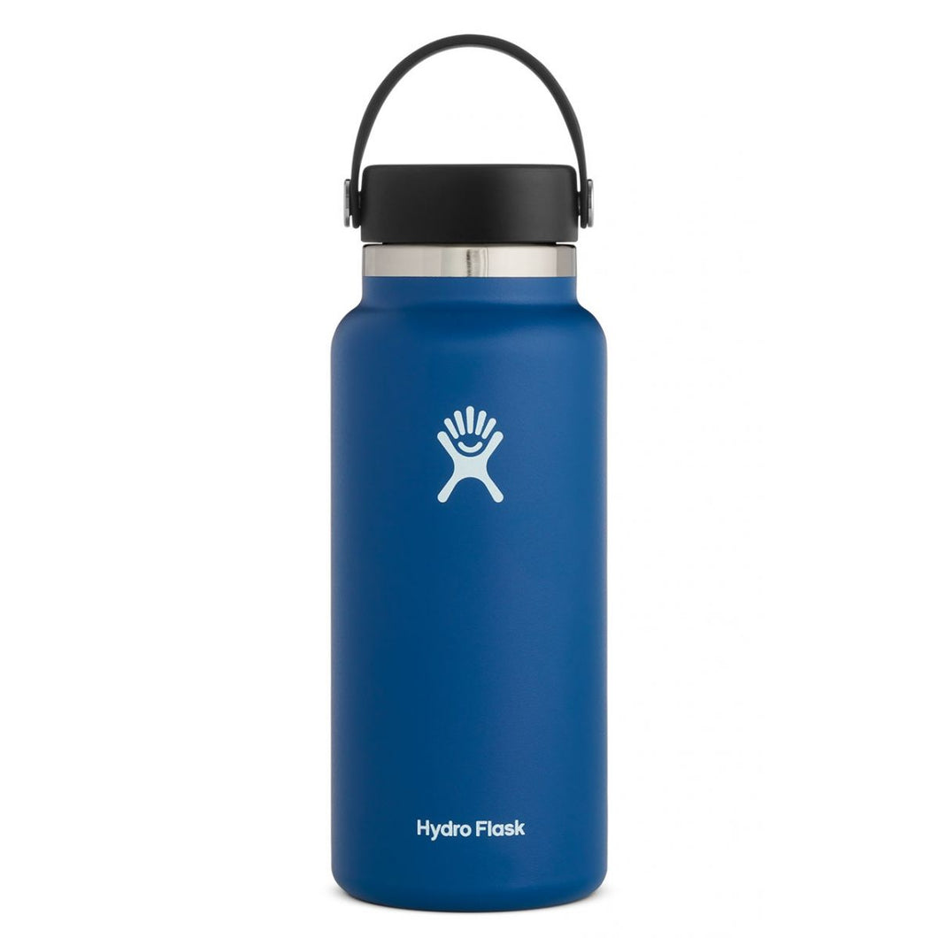 Hydro Flask Bottle 32 oz Wide Mouth Cobalt