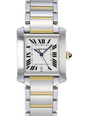 Cartier Men`s W51005Q4 Tank Francaise 18K Yellow Gold Watch