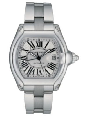 Cartier Men`s W62032X6 Roadster Stainless Steel Watch