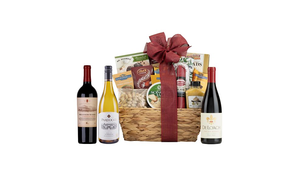 California Wine Tour Wine Gift Basket