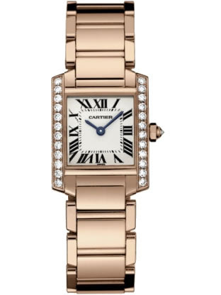 Cartier Ladies WE10456H 18K Rose Gold Diamond Watch