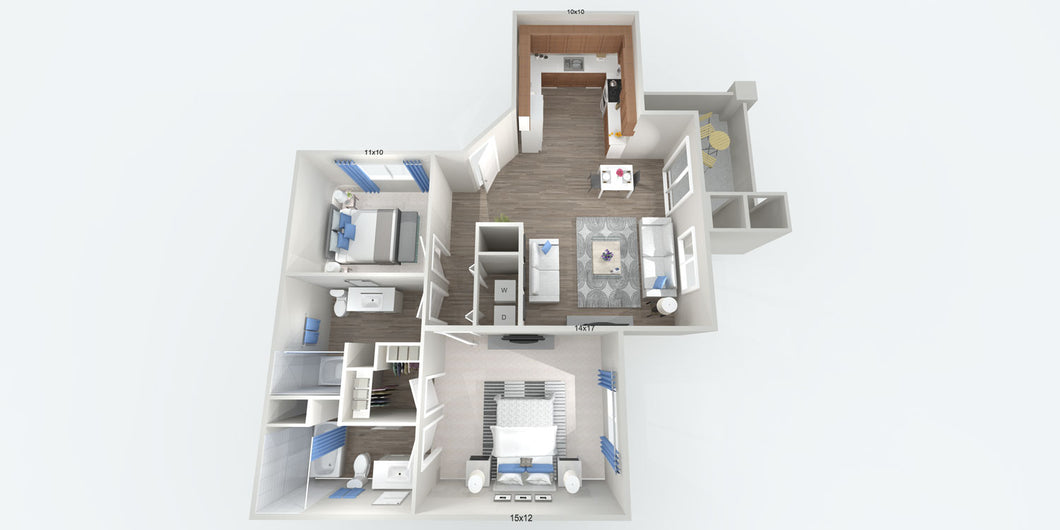 Penthouse Two Bedroom