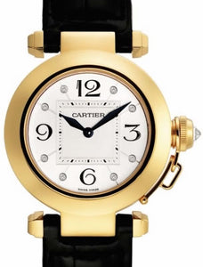 Cartier Ladies WJ11891G Pasha Jewelry 18K Yellow Gold Watch