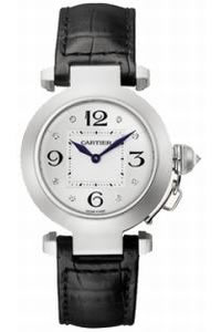 Cartier Ladies WJ11902G Pasha 32MM 18K White Gold