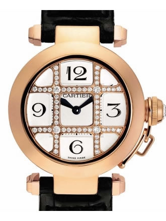 Cartier Ladies WJ11963G Pasha 18K Rose Gold Watch