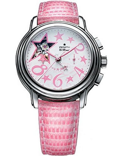 Zenith Ladies 03.1230.4021/70.C515 Star Sky Open Pink Dial